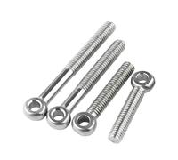 1/2 piezas M5 M6 M8 M10 M12 304 perno de enlace anillo acero inoxidable ojo pez tornillo orificio deslizante(M2*22 mm)
