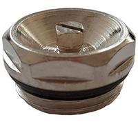 1/2"pulgada bsp niquelado manual mecánico radiador válvula de purga de purga de aire