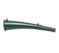 1/2 silbatos de cuerno de supervivencia, boca, silbatos de boca, trompeta de latón verde para enseñanza y entrenamiento al aire libre