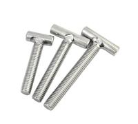 1/2 tornillos de soldadura tipo T M6 M8 M10 M12 M14 M16, pernos clavo, cabeza martillo for riel conducto y guía inglete(90mm,M8-2Pcs)