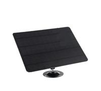 1/2 Uds 5V 10W Panel Solar Micro cargador monocristalino cargador Solar cámara de vigilancia de seguridad impermeable Monitor banco de energía Conversión Eficiente(1PCS 5V 10W)