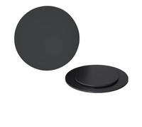 1-2 uds. De placa dura de 1-30mm de espesor, tablero de polipropileno negro, hojas redondas de plástico PP(300x15mm 1Pcs)