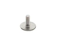 1/2 Uds M2 .5 M3 M4 M5 M6 GB947 304 A2-70 Acero Inoxidable Tamaño Extra Grande Gran Super Armazón Ranurado Cabeza Redonda Tornillo(12mm,M4 2pcs)