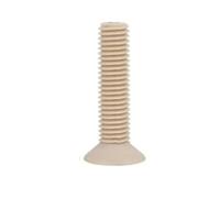 1-2 uds M3 M4 M5 M6 tornillo de cabeza avellanada plana hexagonal plástico(16mm,M6-1pcs)