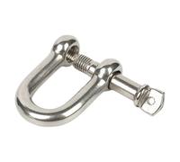 1/2 Uds M4/5/6/8/10/12/14 304 acero inoxidable tipo D grillete arco tipo U anillo de elevación de alta resistencia hebilla conexión cadena fija(M12 1pcs)
