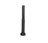 1/2 Uds M5 M6 M8 M10 M12 Negro Grado 12,9 Acero Largo Hexagonal Tapa Cabeza Tornillo Medio Hilo(250mm,M5 x 2pcs)