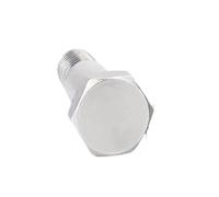 1/2 Uds M6 M8 M10 M12 M16 M20 Tornillos De Hombro 304 A2 Cabeza Hexagonal Exterior Acero Inoxidable Longitud 25/30/35/40/45/50/55/60-100mm(M12x45mm-1pcs)