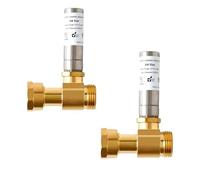 1/2 Uds. Pararrayos De Martillo De Agua En T, De Acero Inoxidable, For Lavadora, Pararrayos De Martillo De Agua De 3/4 ", Pararrayos De Rosca NH(2PCS)