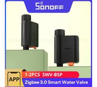 1-2 uds SONOFF SWV-BSP Zigbee3.0 válvula de agua inteligente IP55 sistema de riego automático adecuado para el Reino Unido, Europa o la mayoría de los países