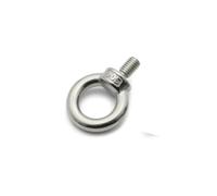 1-2 uds tuercas de ojo de elevación/anillo de tornillo perno de ojo tornillos de tuerca de enganche M3 M4 M5 M6 M8 M10 M12 acero inoxidable 304(Lifting Eye Screws,M3 2pcs)