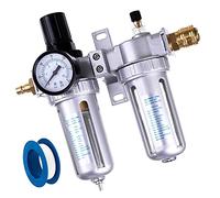 1/2" Unidad de mantenimiento de aire comprimido lubricador Reductor de presión para compresor 0.040