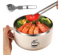 1/2 unidades de fideos ramen para microondas - hornillo ramen para microondas, colección de cuencos de ramen | palillos para microondas, cuenco de pasta instantánea, tazón de pasta ramen con tapa