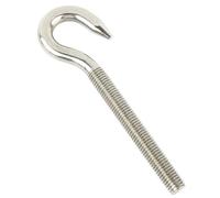 1-2 unidades de tornillos de ojo de oveja de acero inoxidable 304, tamaños M4, M5, M6, M8, M10, M12, M16 y M20, con gancho y anillo.(Opening hook,M12 1pcs)