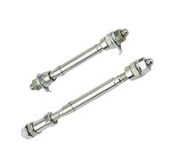 1/2 unidades sólido MTB Axle Hub 6200RS Bearings Front Rear Shaft Set(1)