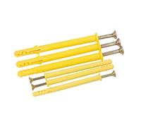 1-20 anclajes de pared de plástico seco y kit de combinación de tornillos autoperforantes de cabeza plana galvanizados en cruz M6 M8 M10(M10x200mm-1pcs)