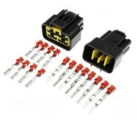 1-20 Kit negro 2,3mm macho hembra FW-C-8M-B FW-C-8F-B Furukawa 8 pines impermeable de adaptador de Conector automotriz con pines(Male female set,5Sets)