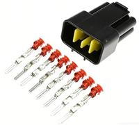 1-20 Kit negro 2,3mm macho hembra FW-C-8M-B FW-C-8F-B Furukawa 8 pines impermeable de adaptador de Conector automotriz con pines(Male set,20Sets)