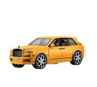 1:20 para Rolls-Royce Cullinan Mansory SUV Modelo Automóvil Fundición A Presión Metal Simulación Sonido Y Luz Juguete(Yellow)
