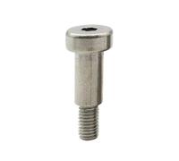 1-20 Piezas M2 .5 M3 M4 M5 M6 M8 M10 M12 304 Tornillo Con Cabeza Hexagonal De Acero Inoxidable Cabezal for Tornillos Perno Hombro Y Varilla(22mm,D5x M4 (10pcs))