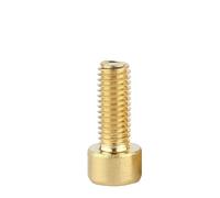 1-20 piezas M2 .5 M3 M4 M5 M6 M8 M10 tornillos de cabeza hexagonal latón puro(20mm,M6 (4pcs))