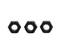 1-20 piezas M2 M2.5 M3 M3.5 M4 M5 M6 M8 M10 M12 M16 tuerca de bloqueo de inserción de nailon hexagonal de acero al carbono cincado negro tuerca de bloqueo autoblocante(M10 5pcs)