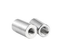 1-20 piezas M2-M20 de acero inoxidable 304 extensión de tuerca cilíndrica extendida espesar tuerca de acoplamiento de junta de columna redonda(M6x12x25mm-5pcs)