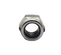 1-20 Piezas M2M2.5M3 M4 M5 M6 M8 M10 M12 M14 M16 M18 M20 M22 304 Tuerca De Bloqueo Inserción Nailon Acero Inoxidable Tuercas Autoblocantes Hexagonales(M6 X 20pcs)