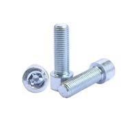 1-20 piezas M3-M16, clase de resistencia 8.8, tornillos de cabeza cilíndrica con hexagonal interior en acero al carbonio cincado azul, para equipos mecánicos, M4x35mm(20 piezas)