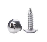 1-20 piezas M3/M3.5/M4/M5/M6 acero inoxidable 316 tornillos autoperforantes para madera con gran cabeza plana, M3x25mm