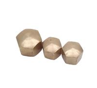1-20 Piezas M4 M5 M6 M8 M10 M12 M16 M20 Latón Hexagonal Corto Bajo Tapa Delgada Tuerca De Bellota Cubierta Ciega(M5 10pcs)