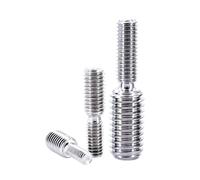 1-20 piezas Perno reductor convertidor de doble extremo Tornillos de reducción de acero inoxidable Adaptador para cámara Convertir pernos sin cabeza avellanados M3-M16(M10x20 to M12x20(3p))