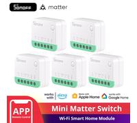 1-20 piezas SONOFF MINIR4M Matter Wifi interruptor inteligente Mini módulo de automatización del hogar conexión Local para Alexa Google Home SmartThings 1PCS MINIR4M