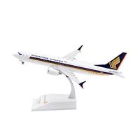 1 200 Apto para B737-8MAX 9V-MBN Modelo De Avión Enchufable Colección Conmemorativa con Soporte Plástico Kit de Juego de Pasatiempo