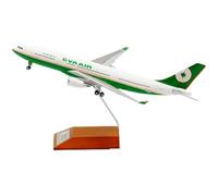 1 200 para Decoración O Regalo De Exhibición Aviones Aleación Fundida A Presión A Escala EVA Air A330-200 Kit de Juego de Pasatiempo
