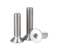 1-200 piezas M2/M2.5/M3/M4/M5/M6/M8/M10/M12/M16 acero inoxidable 304 tornillos con cabeza hundida y casquillo hexagonal, M3x20mm
