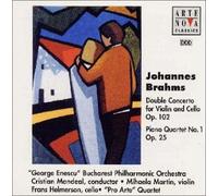 ブラームス : ヴァイオリンとチェロのための二重協奏曲&ピアノ四重奏曲 第1番