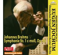 ブラームス 交響曲第1番 オイゲン・ヨッフム指揮ベルリン・ドイツ交響楽団(旧西ベルリン放送交響楽団)