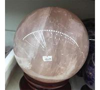 1-20kg Natural Rose Sphere Sphere Crystal Stone Dream Amethyt Ball Rock Mineral Regalo Base de madera Reiki Decoración del hogar-rosa1_1 kilogramo_porcelana