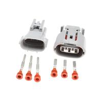 1-20Kits 3Pin Smtmo 090 TS alternador hembra conector de alambre macho conector eléctrico 6188-0282 6189-0443(conjunto femenino masculino,20Sets)