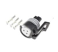 1-20sets 3 pin 12110192 12065287 12078090 0441004 Way Delphi Coche Impermeable Aceite Automotriz Conector de presión de presión de combustible Conector (Color : Nero, Size : 10Sets)