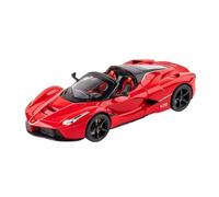 1:22 Adornos para El Modelo De Juguete del Coche Deportivo Convertible LaFerrari con Sonido Y Luz Miniatura De Colección(Red)