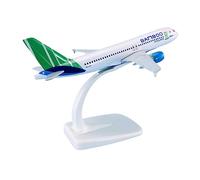 1 235 16cm Modelo de avión Aviones Airbus A320-200 para Vietnam Bamboo Airways estático Juego de Pasatiempos en Miniatura