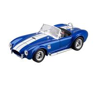 1:24 Adornos para El Coche Deportivo Convertible Cobra con Sonido Y Luz para Tirar hacia Atrás Miniatura De Colección(Blue)