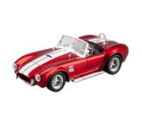 1:24 Adornos para El Coche Deportivo Convertible Cobra con Sonido Y Luz para Tirar hacia Atrás Miniatura De Colección(Red)