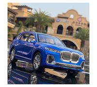 1 24 Aleación De Zinc Modelo De Fundición A Presión Decoración De Metal Tire hacia Atrás Juguete for Niños Regalo Miniaturas De Automoción(Azul)