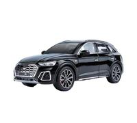 1:24 Apto para Audi Q5 SUV Aleación de fundición a presión Juguete Metal Modelo Coche Coleccionable Sonido y luz(Black)