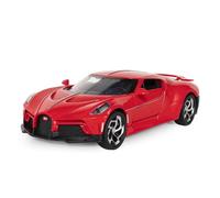 1/24 Bugatti Sound of Night - Modelo de Coche de aleación, Juguete para Hombre, colección, Regalo conmemorativo, decoración, 20 cm(Red)