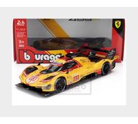 Bburago Modelo Ferrari 499P Le Mans (2024) AF Corse #83, réplica diecast, puertas abatibles 1:24