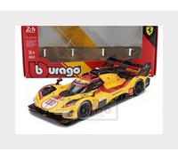 Ferrari 499P #83 Ganador 24H Le Mans 2025 Amarillo Modelo 1:24 Bburago