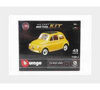 Bburago - Kit de Montaje Fiat 500F (1965) a Escala 1:24, Kit de Montaje de 43 Piezas, réplica Detallada del Coche de época, Licencia Oficial de Fiat, Ideal para exponer, 14+